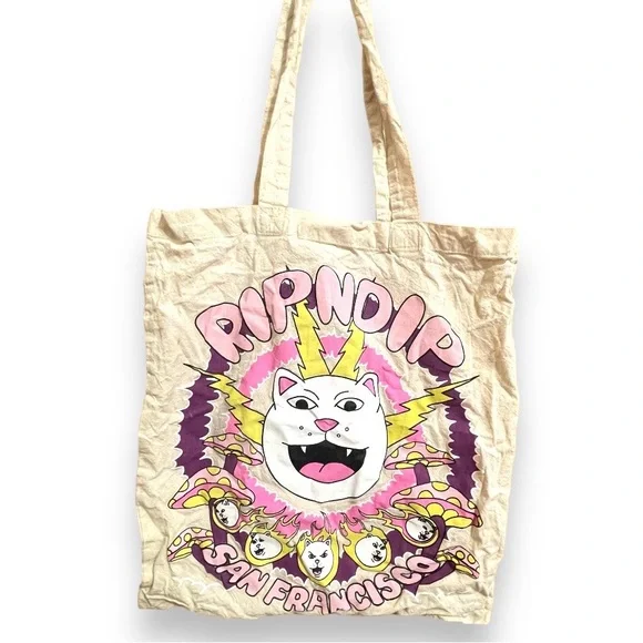 Ripndip Bags Ripndip San Francisco Cat Tote Bag Cali Skate